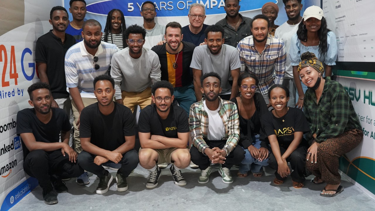 Team A2SV at GITEX Africa 2024, Marrakesh, Morocco